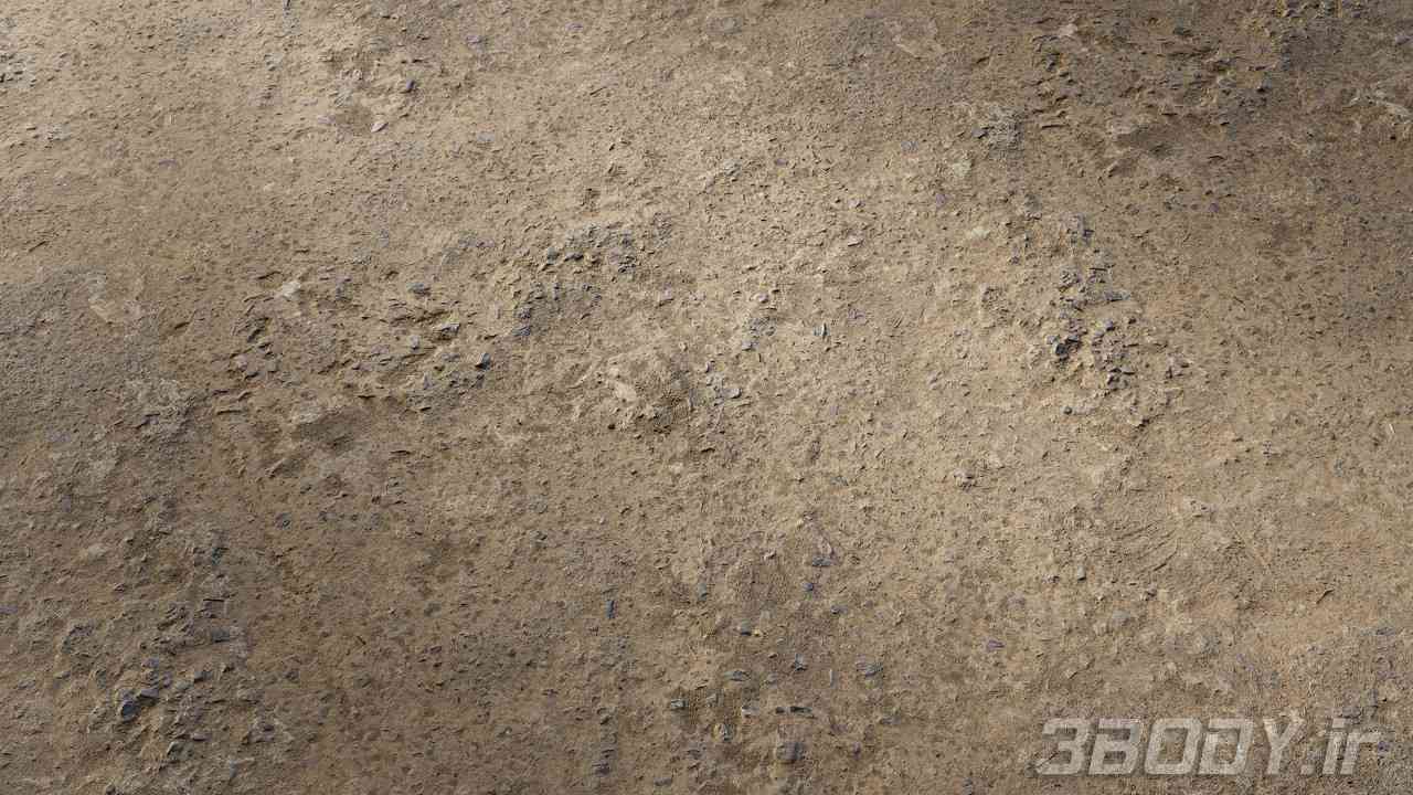 متریال بتن زبر rough concrete عکس 1